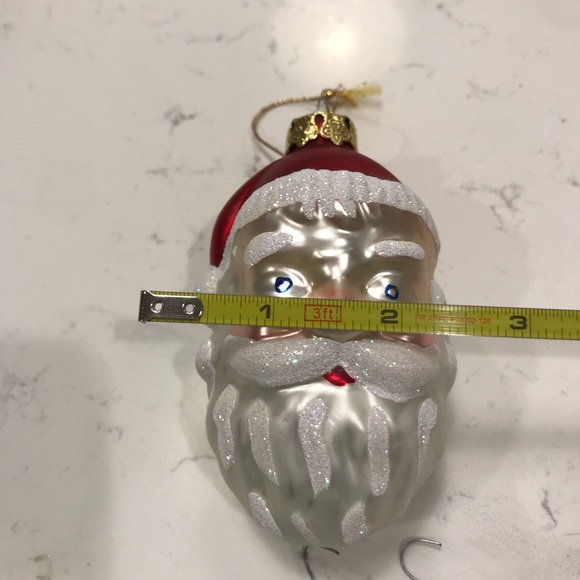 Vintage Mercury Glass Santa & Elves Christmas Ornaments Set (4) - Picture 7 of 9
